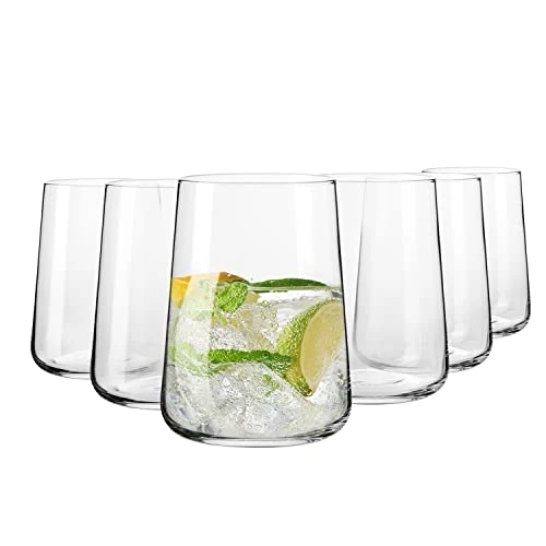 Offerta a tempo: Krosno Bicchieri da Acqua Set di 6, 490 ml, Collezione Infinity - 0.00% da 27.99 € a 27.99 €