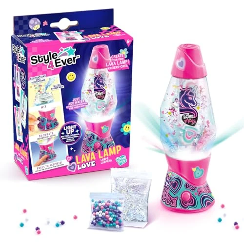 Offerta a tempo: Canal Toys - Deco DIY - Mini Lampada Lava Personalizzabile - Regalo Bambini 6 Anni + - Giocattolo Creativo - Attività Manuale - Personalizza la tua Lampada - 3 Stili da Collezionare - LED - OFG 234 - 0.00% da 11.07 € a 11.07 €