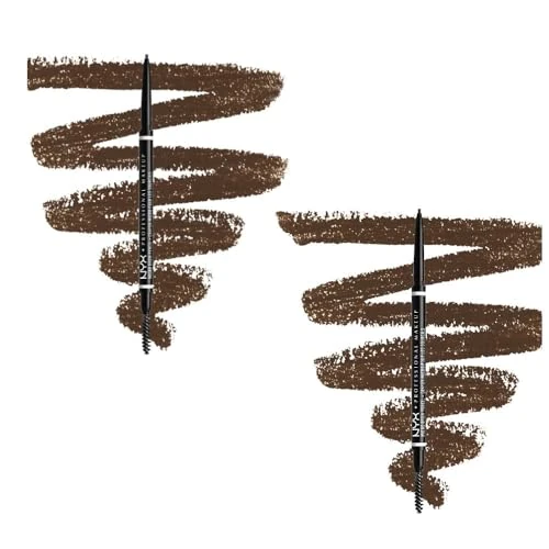 Offre limitée : NYX Professional Makeup Crayon à Sourcils Micro Brow Pencil, Crayon Ultra-Fin Double-Embout avec Mine Rétractable et Goupillon, Lot de 2, Teinte : Brunette (06) de 8.83 EUR à 7.95 EUR (remise 9.8%)