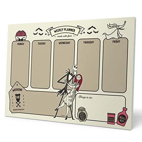 Limited-time offer: Grupo Erik Disney The Nightmare Before Christmas Weekly Planner A4 - Gifts from 11.12 £ to 11.12 £ (save 0.00%)