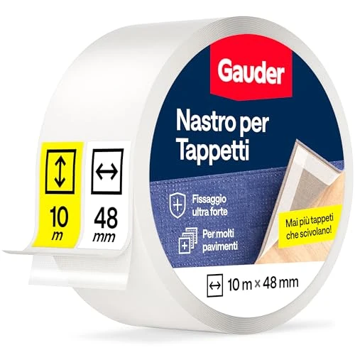 Zeitlich begrenztes Angebot: GAUDER Teppichklebeband doppelseitig - Teppichkleber (10 m x 48 mm) von 9.99 € auf 9.99 € (0.00% Rabatt)