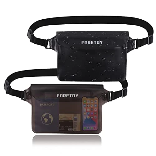 Oferta limitada: FORETOY Bolsa Impermeable 2 Pack, Riñonera Estanca para Deportes Acuatica de 15.99 € a 14.99 € (ahorro 6%)