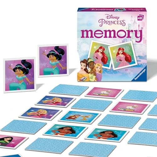 Begrenztes Angebot: Ravensburger Memory Disney Princess Mini-Erinnerungsspiel, passende Bildpaare Finden, für Kinder ab 3 Jahren, pädagogisches Kleinkinder-Spielzeug von 11.92 EUR auf 11.92 EUR (Rabatt 0%)