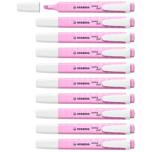 Oferta limitada: Marcador STABILO swing cool Pastel - Caja con 10 unidades - Color fucsia helado de 12.94 EUR a 12.94 EUR (ahorro 0%)