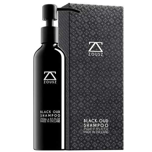 Offerta a tempo: ZOUSZ 2 in 1 Shampoo Barba e Capelli Uomo - Black Oud detergente, vitalizzante e nutriente per uso quotidiano, con ingredienti naturali e biologici + PRO-Vitamine - 250mL - 39% da 28.00 € a 17.07 €