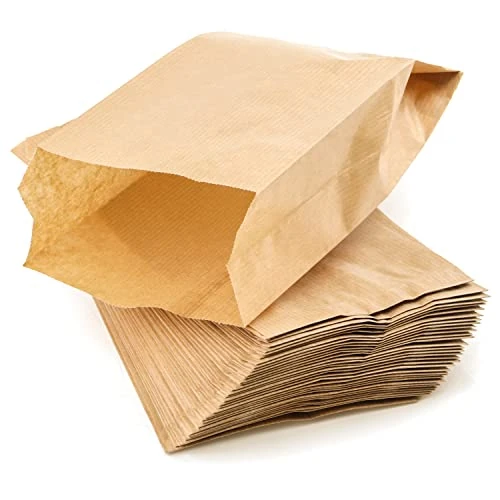 Tijdelijke aanbieding: PACKRA - Papieren zakken, bruin, cadeauzakjes van papier, broodzakken, kleine zakjes voor snoep, koekjeszakjes, papier, pakpapier zakjes (50 stuks, 9 cm x 15 cm x 5 cm) van 6.99 € naar 6.99 € (0.00% korting)