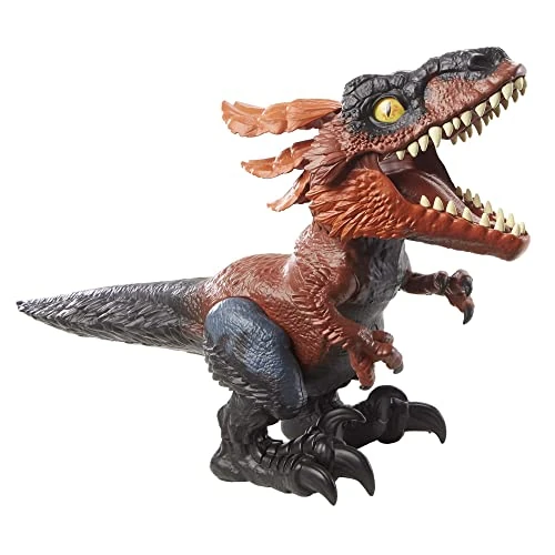 Offerta a tempo: Mattel Jurassic World - Dominion Uncaged Creature Ruggenti, Dinosauro Piroraptor, con movimenti interattivi e suoni che si attivano al tocco, Giocattolo e regalo per Bambini 5+ Anni, GYW89 - 18% da 38.00 € a 30.98 €