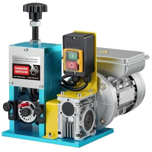 Offerta a tempo: CREWORKS 180W Macchina Spellacavi Elettrica Professionale con 4 Diversi Piastre Foro e 5 Canali per Cavo da Φ1.5mm a Φ30mm Spelafili Sguainacavi Professionale per il Riciclaggio dei Cavi Rimanenti - 0.00% da 189.99 € a 189.99 €