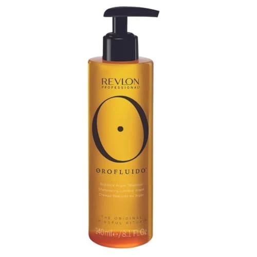 Begrenztes Angebot: REVLON PROFESSIONAL Orofluido Radiance Argan Shampoo, 240 ml, feuchtigkeitsspendendes, glättendes Haarshampoo mit Arganöl, Haarpflege für Glanz, Geschmeidigkeit & Farbschutz, vegan von 8.15 EUR auf 8.15 EUR (Rabatt 0%)