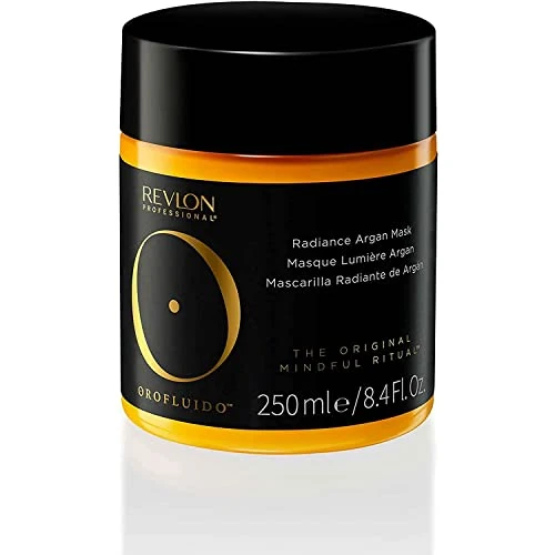 Offerta a tempo: REVLON PROFESSIONAL OROFLUIDO RADIANCE ARGAN MASK, Maschera Rinforzante per la Riparazione dei Capelli con Olio di Argan, Trattamento Intensivo – 250 ml - 44% da 19.90 € a 11.10 €