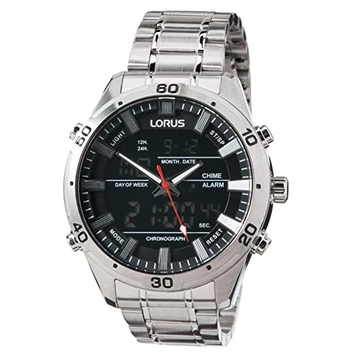 Limitiertes Angebot: Lorus Herren Analog-Digital Quarz Uhr mit Metall Armband RW651AX9 von 76.69 EUR auf 76.69 EUR (Spare 0%)