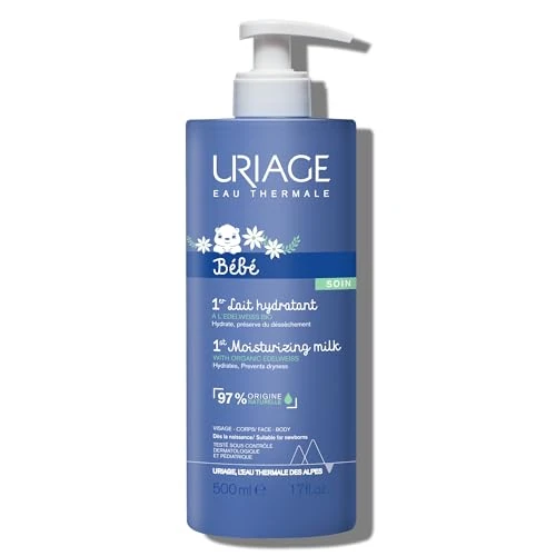 Limited offer: Uriage Baby Daily Moisturizing lotion with Organic Edelweiss + Shea Butter, Nourishes, Moisturizes & Soothes Skin, Non-greasy, Delicately Scented, 97% Igredients of Natural Origin from 19.50 EUR to 14.39 EUR (save 26%)