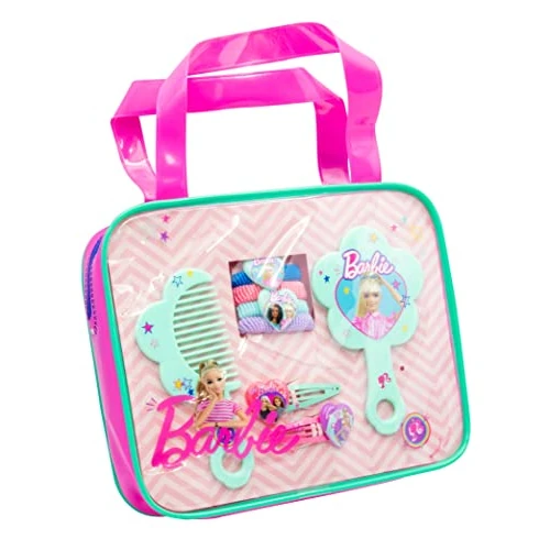 Oferta limitada: Red Vow Joy Toy Barbie – Juego de 2 Pinzas de Pelo con Purpurina, 4 Diademas, Peine y Espejo en Bolsa con Purpurina, 19 x 4 x 16 cm de 16.62 € a 16.62 € (ahorro 0.00%)