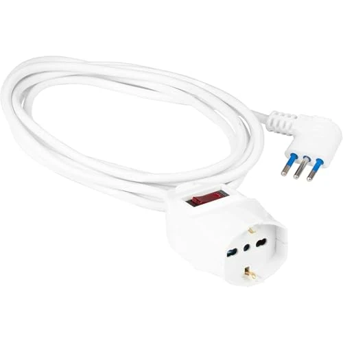 Poly Pool PP2635 3 m verlengkabel elektrische stekker 10 A en meervoudige stekkerdoos met schakelaar