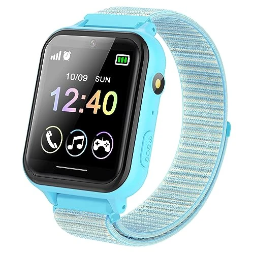 Offerta a tempo: PTHTECHUS Smartwatch per Bambini, Telefono Smartwatch con Lettore Musicale per Ragazzi e Ragazze Giochi SOS Contapassi Touchscreen Fotocamera Orologio per Bambino 4-12 Anni Regalo - 20% da 50.00 € a 39.99 €