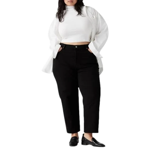 Zeitlich begrenztes Angebot: Levi's Damen Plus Size Ribcage Straight Ankle Jeans, Black Sprout, 14 M von 116.95 € auf 116.95 € (0.00% Rabatt)