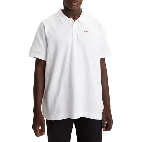 Offerta a tempo: Levi's Big & Tall Housemark Polo, Uomo, White, 2XL - 18% da 40.00 € a 32.65 €