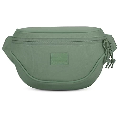 Offre limitée : JOHNNY URBAN Sac Banane Femme & Homme Vert - Ben - Sac Ville pour Festivals, Sports & Voyage - Sacoche Ceinture Tendance Porté Croisé - Petit Sac - Imperméable de 29.95 € à 19.95 € (33% de remise)