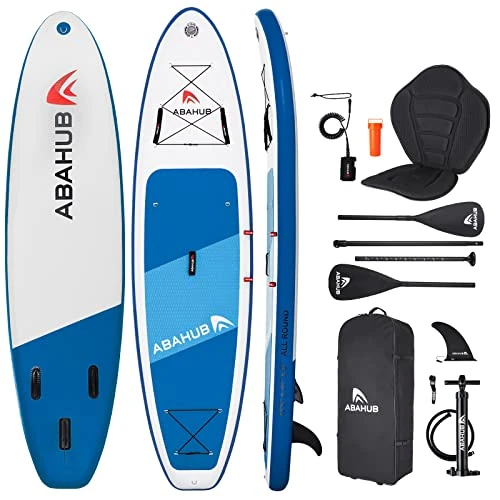 Offerta a tempo: Abahub Tavola SUP Gonfiabile Set Tavola Stand Up Paddle Sedile Kayak, con Pagaia in Alluminio Regolabile, per Kayak, Yoga, Pesca 320x 78/84x 15cm - 0.00% da 219.79 € a 219.79 €