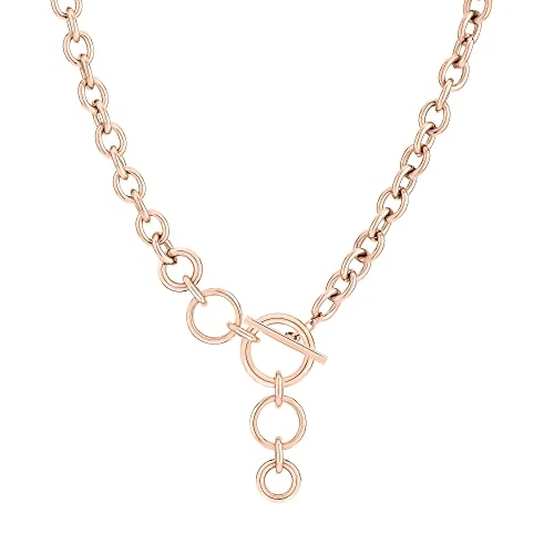 Tamaris TJ-0207-N-45 Collier, Or Rose (Placage Ionique)