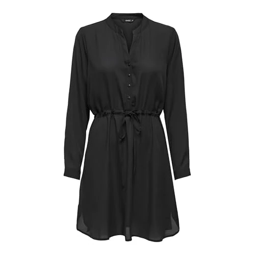 Tijdelijke aanbieding: ONLY OnLCORY L/S V-hals Tunic WVN NOOS Tuniek voor dames, zwart, XXS van 29.99 € naar 24.74 € (18% korting)