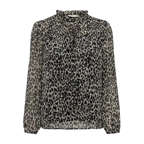 Limited-time offer: ONLY Women's Onlditsy L/S Wvn Noos Blouse, Black/Aop: Leonora, S UK from 25.98 £ to 21.85 £ (save 16%)