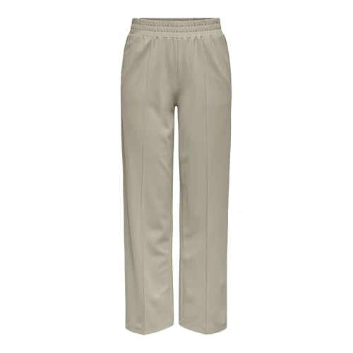 ONLY Women's ONLPOPTRASH-Suki Life MW Pant PNT NOOS Pants, Pure Cashmere, S/32