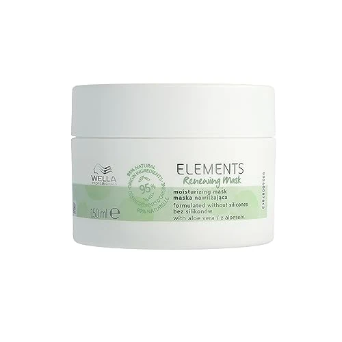 Offerta a tempo: Wella Professionals Elements Maschera capelli - Ottima con shampoo professionale capelli - Maschera capelli con aloe vera per capelli wow 150 ml - 32% da 27.00 € a 18.40 €
