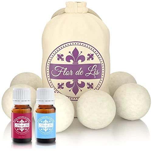 Offerta a tempo: Ammorbidente Biancheria, Palline Per Asciugatrice Di Lana Con Oli PROFESSIONALI Al Profumo Di Lenora e Bucato Esclusivo| Gomitolo Cattura Peli - 0.00% da 19.97 € a 19.97 €
