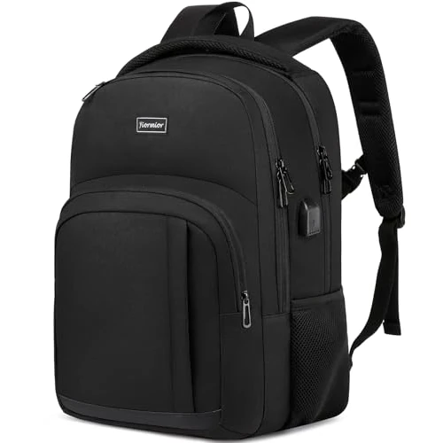 Offerta a tempo: YIORMIOR Zaino Uomo Donna, Zaino Scuola Superiore Media Zaino Università Per PC Portatile 15.6 Pollici con Porta di Ricarica USB - 0.00% da 37.99 € a 37.99 €