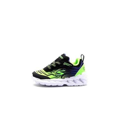 Offerta a tempo: Skechers 401503n Bblm, Scarpe da Ginnastica, Nero Sintetico Maglia Blu Lime Trim, 21 EU - 0.00% da 50.00 € a 50.00 €