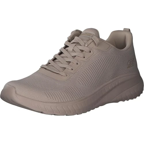 Zeitlich begrenztes Angebot: Skechers Damen Bobs Squad Chaos Face Off Sneaker, Natur, 36 EU von 69.95 € auf 46.99 € (33% Rabatt)