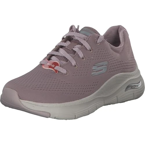 Skechers Women's Arch Fit Big Appeal Sneaker, Mauve Mesh/Light Pink Trim, 3 UK