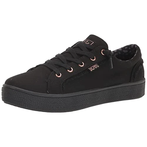 Oferta limitada: Skechers Bobs 113328 P, Zapatillas Mujer, Black Canvas/Trim, 37 EU de 49.95 € a 35.99 € (ahorro 28%)