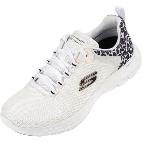 Offerta a tempo: Skechers Flex Appeal 4.0 - Wild Ballad, Scarpe da ginnastica Donna, Bianco, 41 EU - 44% da 79.95 € a 44.99 €