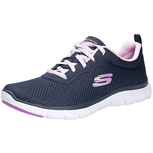 Skechers Flex Appeal 4.0 Brilliant View, Scarpe da ginnastica Donna, Navy, 39.5 EU