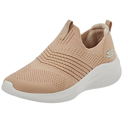 Skechers Women's Hands Free Ultra Flex 3.0 Brilliant Path Sneaker, marrón, 37 EU