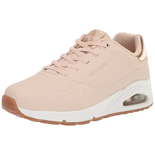 Offre limitee: Skechers Femme Uno - Shimmer Away Basket, Naturel, 37.5 EU de 89.95 EUR a 59.00 EUR (economie 34%)