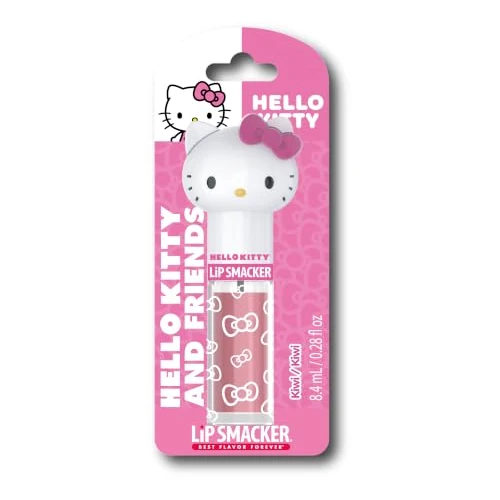 Offerta a tempo: Lip Smacker, Lucidalabbra Hello Kitty Lippy Pal per Bambini | Design a Forma di Hello Kitty, Formula Gloss, Brillantezza Radiosa, Aromatizzato, Idea Regalo Divertente - 50% da 4.99 € a 2.50 €