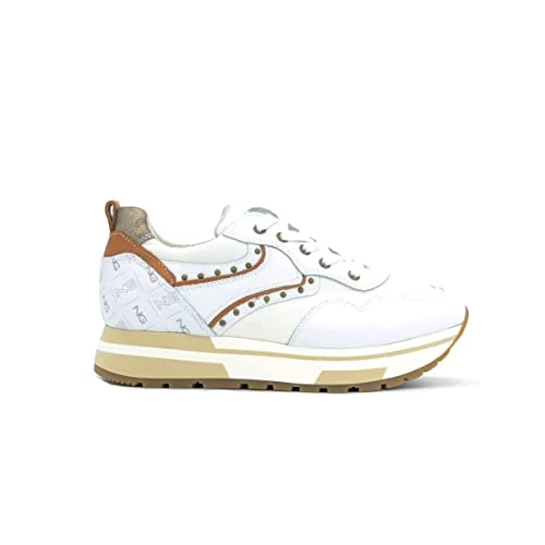 Oferta limitowana: Czarny Ogrody E218075D Skipper Biały Trampki Sportowe Buty Damskie ze Skóry i Tkaniny, Biały, 40 EU z 449.34 zł na 449.34 zł (oszczędź 0.00%)