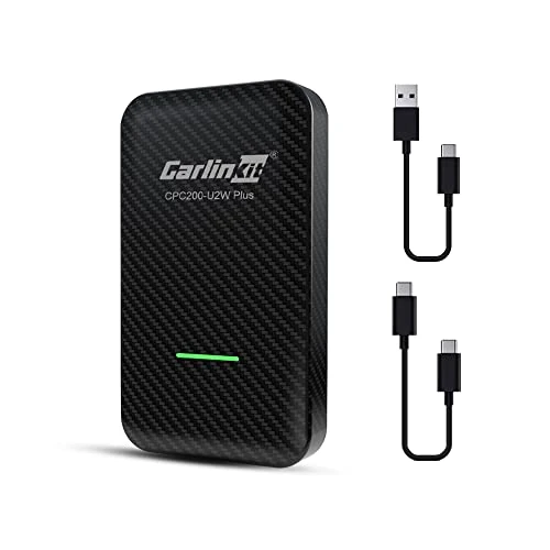 Offerta a tempo: CarlinKit3.0 Wireless CarPlay Adattatore, senza fili AppleCarPlay Dongle iphone, Aggiornamento online, per auto con funzione CarPlay cablata di fabbrica, online messaggi/musica/mappe... - 36% da 37.89 € a 24.10 €