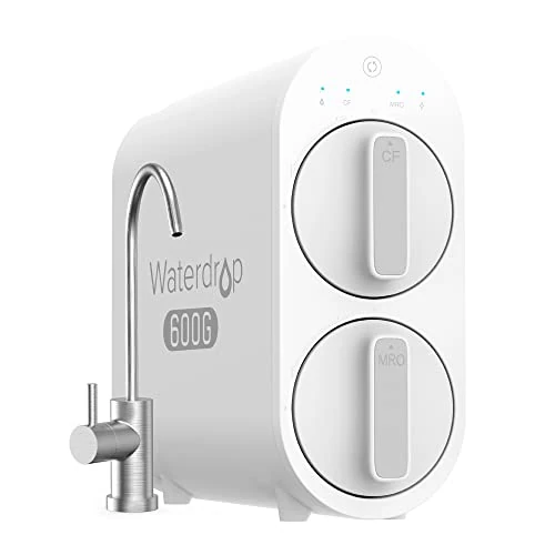 Zeitlich begrenztes Angebot: Waterdrop G2P600 Umkehrosmose-Wasserfiltersystem, 8000 Liter, 2:1 Reinwasser, Tanklos, Entkalkungsanlage RO System unter der Spüle von 329.99 € auf 264.99 € (20% Rabatt)
