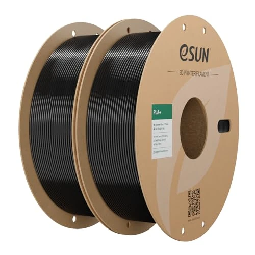 Offre limitée : eSUN PLA+ Filament 1.75mm 1KG*2 Bobines pour Imprimante 3D,Noir et Noir de 26.99 € à 26.99 € (0.00% de remise)