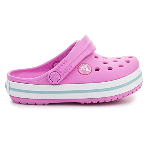 Crocs Crocband Clog T, Zoccoli Unisex - Bambini e Ragazzi, Taffy Pink, 22/23 EU