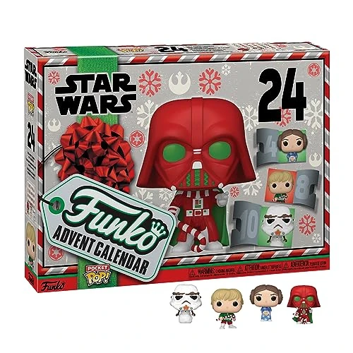 Funko Advent Calendar: Star Wars Holiday - Darth Vader - 24 Days Of Surprise - Collectable Vinyl Mini Figures - Mystery Box - Gift Idea - Holiday Xmas for Girls, Boys & Kids - Christmas Countdown
