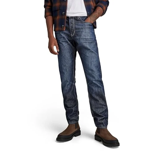 Oferta limitada: G-Star Para Hombre Jeans Triple A Regular Straight, Azul (worn in pacific D19161-B988-D350), 36W / 34L de 74.37 € a 25.71 € (ahorro 65.43%)
