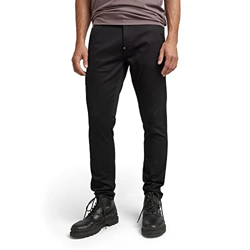 Oferta limitada: G-STAR Pantalones Skinny Chino 2.0 Vaqueros, Negro (Dk Black D21974-c105-6484), 30W / 32L Hombre de 99.95 EUR a 50.41 EUR (ahorro 50%)