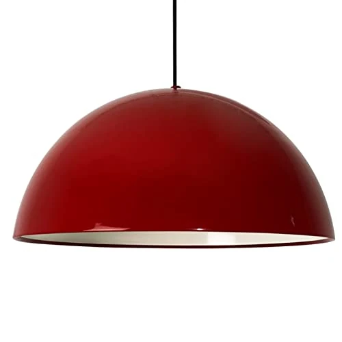 Zeitlich begrenztes Angebot: bamyum Lipeo Metall Pendelleuchte, Hängelampe Rot Küche 40 cm, Hängeleuchten & Pendelleuchten, Küchenlampe Hängend, Lampe Vintage von 56.20 € auf 56.20 € (0.00% Rabatt)