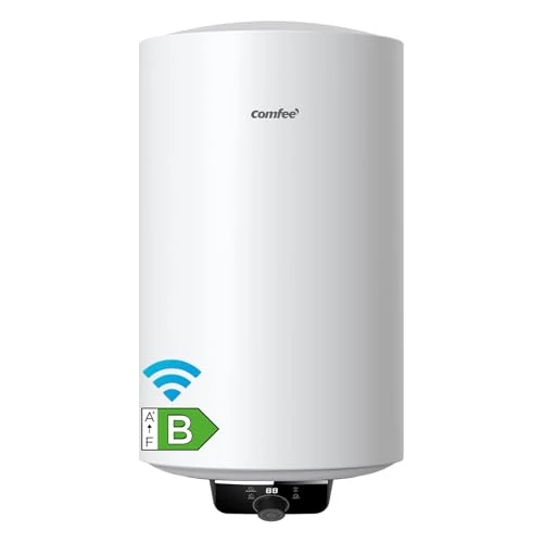 COMFEE' D80-15EFG Scaldabagno Elettrico Murale ad Accumolo 80 L – Sopra lavello ad accumulo — compatto facile da installare