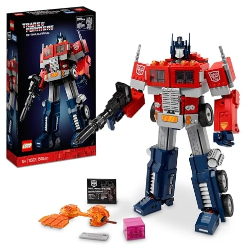 Offerta a tempo: LEGO Icons Optimus Prime, Modellino da Costruire 2in1 del Leader dei Transformers — 5% da 135,84 € a 129,00 €